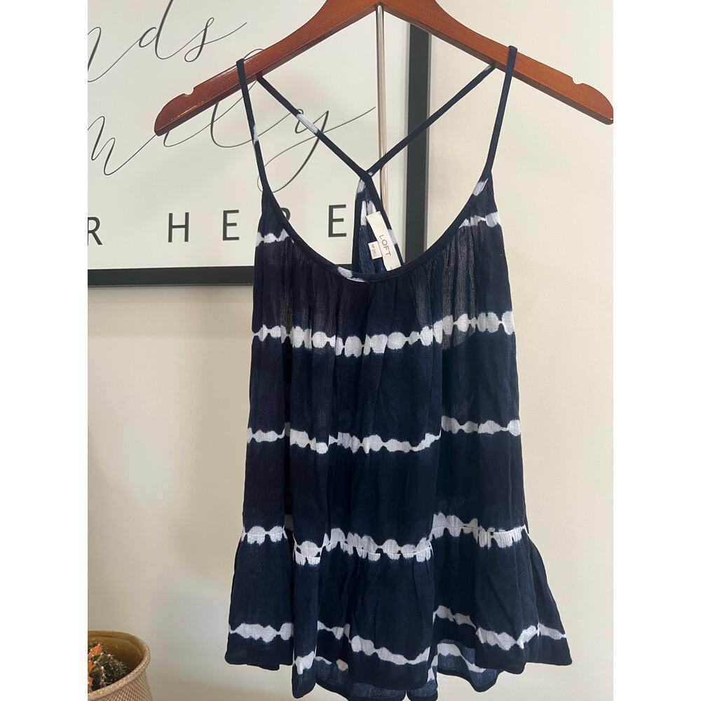 Tye-dye Y Back Flowy Tank